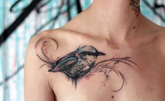 Bird tattoos design, idea 37