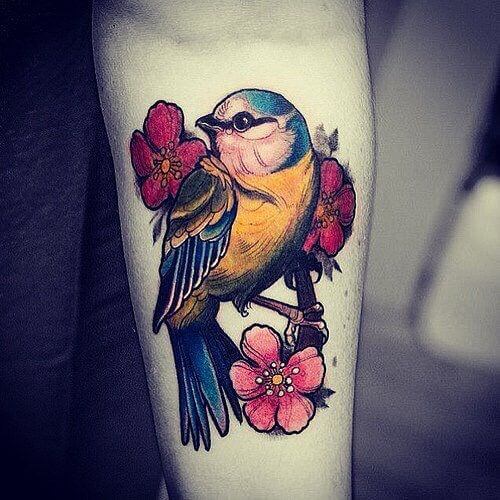 Bird tattoos design, idea 45