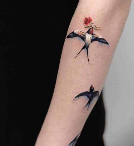 Bird tattoos design, idea 50