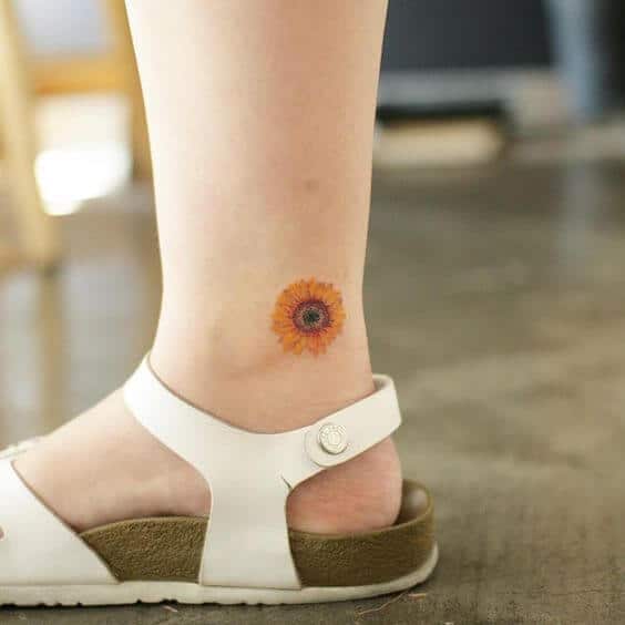 Sunflower tattoos design, idea 51