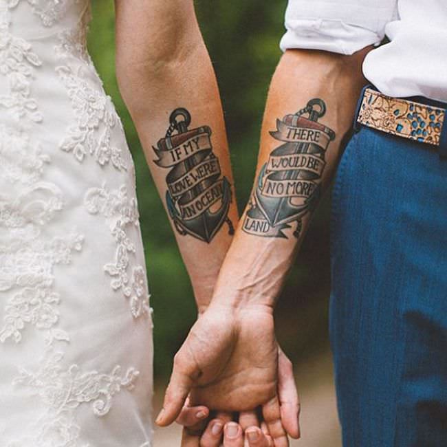 25 Romantic Couple Tattoo Ideas to Make Your Beloved One Feel Special   Tikli