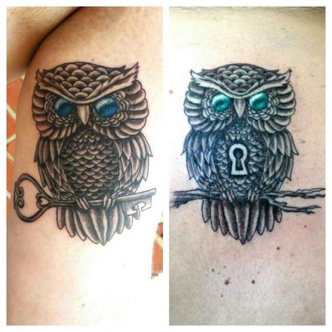 Matching Owl Tattoos  Best Tattoo Ideas Gallery