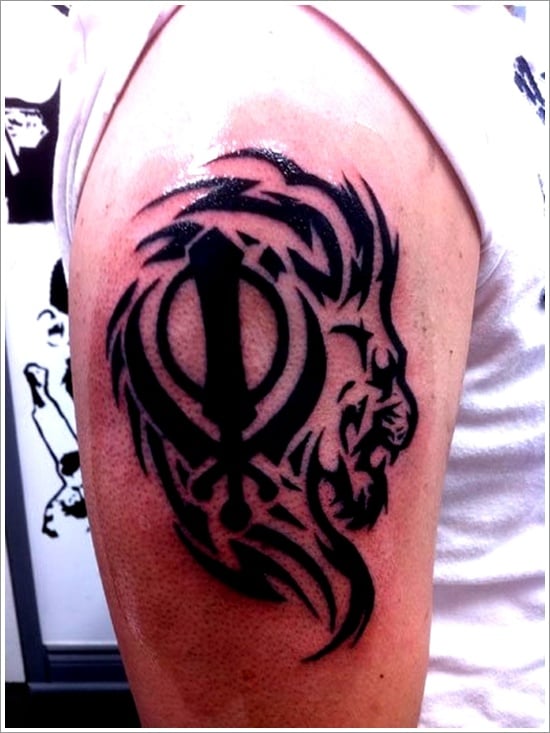 Khanda Tattoo Design  Khanda Tattoo with ek onkar symbol   YouTube