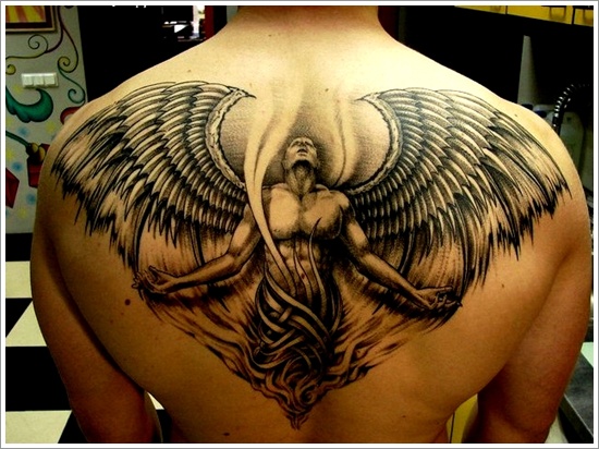 Angel Wing Tattoos for Men