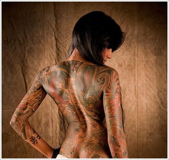 Beautiful Tattoo Naked Women