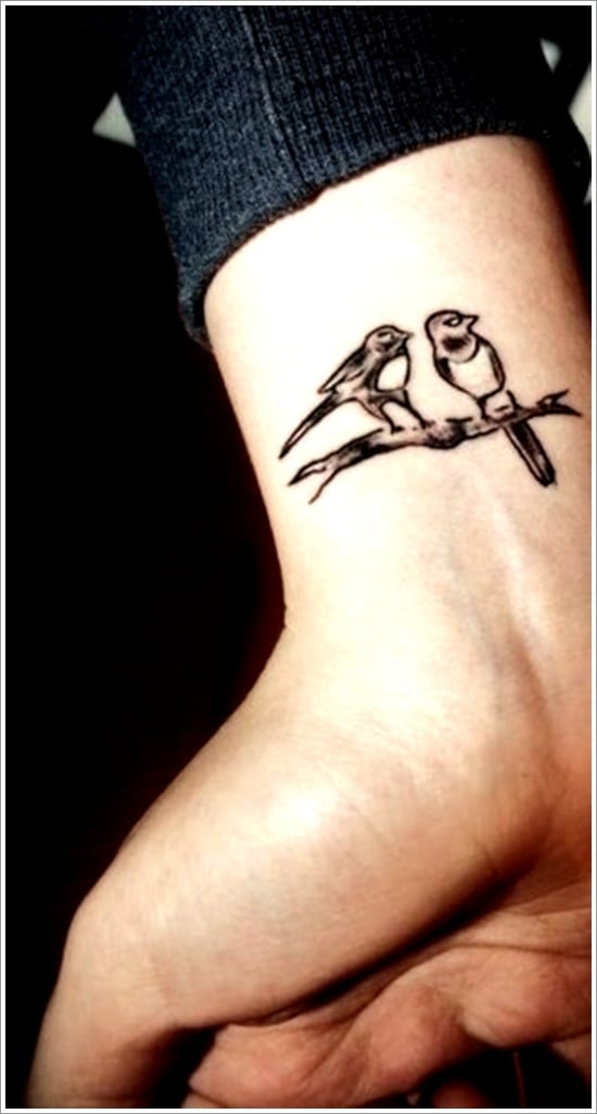 Geometric Bird tattoo men  Tims work