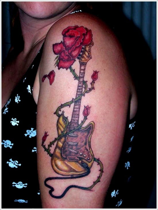 guitar tattoo designs (1)