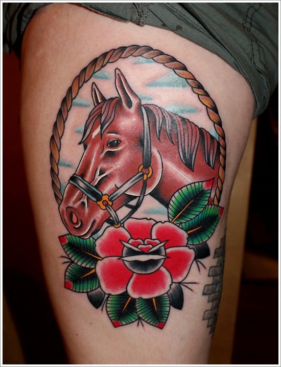 45 Unique Horse Tattoo Ideas Simple Tribal Colorful Meaning  More