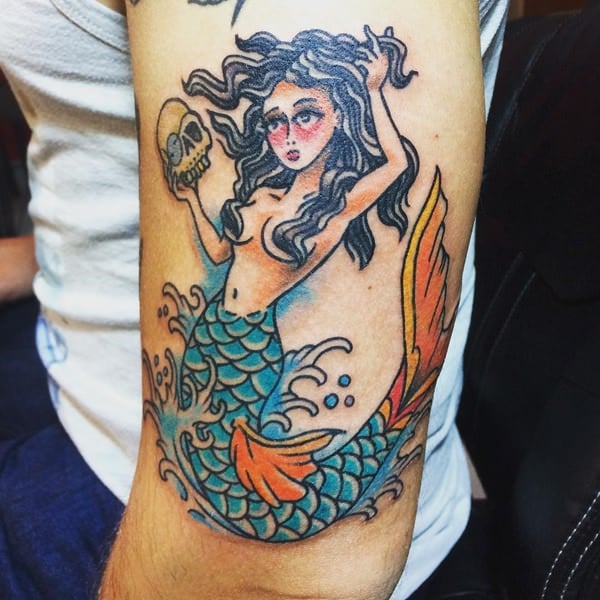 55 Beautiful Examples of Mermaid Tattoos 55 Beautiful Examples of Mermaid Tattoos