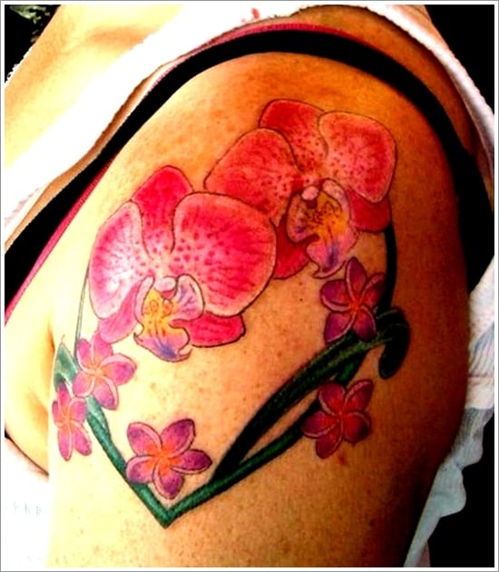 orchid tattoo design (29)