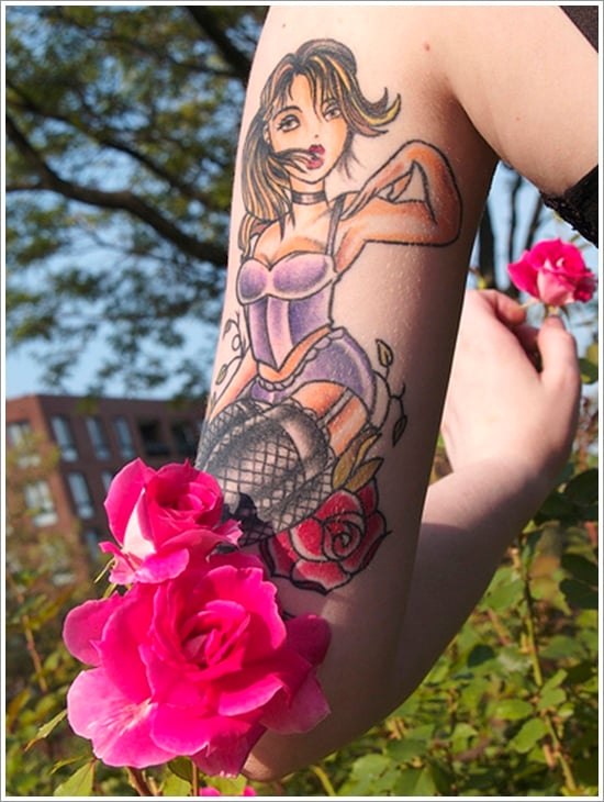 35 Naughty And Sexy Pin Up Girl Tattoos 