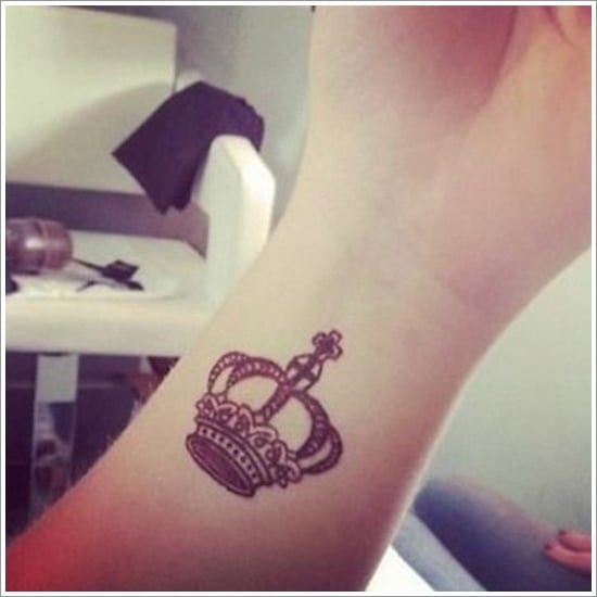 Simple Crown Tattoo  Etsy