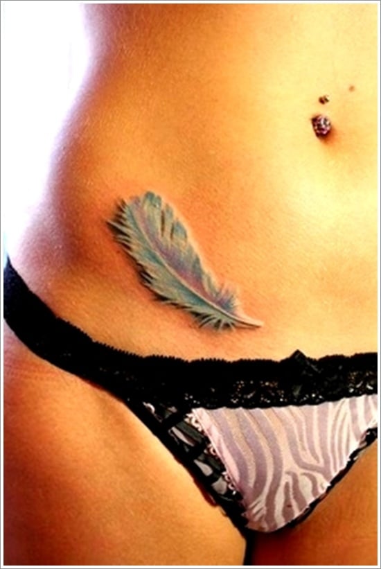 Feather Tattoo Designs (15)