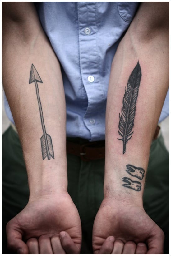 Feather Tattoo Designs (2)