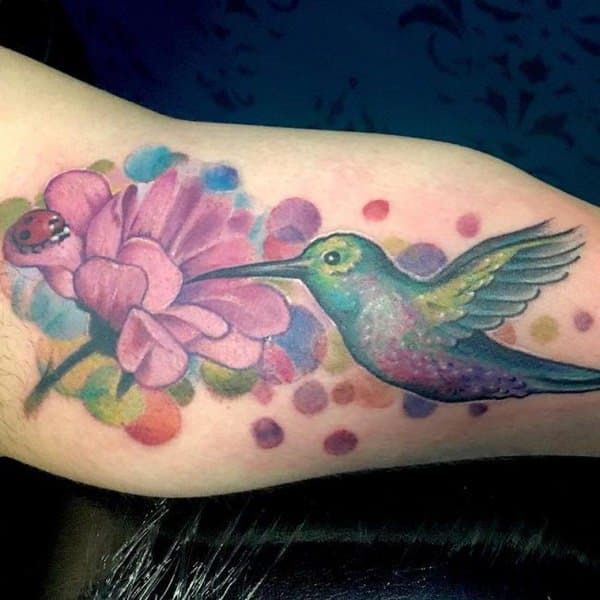 Hummingbird Flower Tattoo Images Browse 1011 Stock Photos  Vectors Free  Download with Trial  Shutterstock