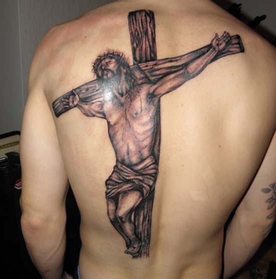 25 Crucifix Tattoo Designs For Men