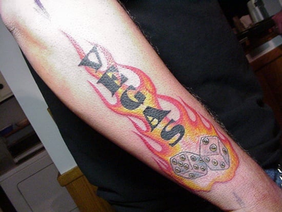 dice tattoo (4)