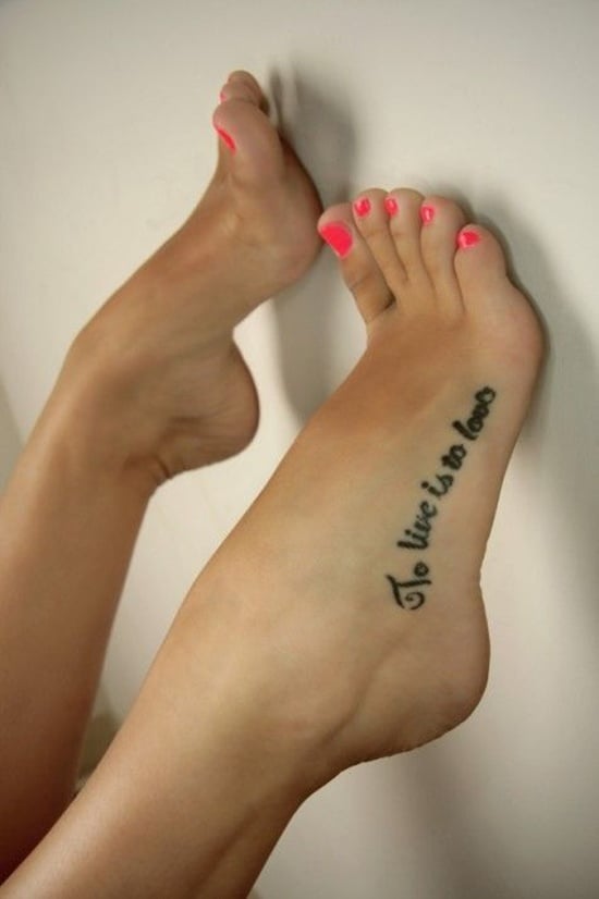 40 Best Foot Tattoos  YourTango