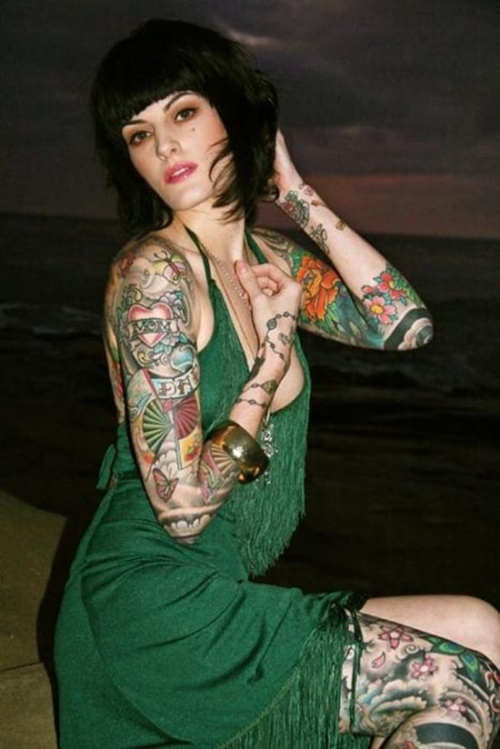 Best Models With Tattoo Art Images On Pinterest Tattoo Girls