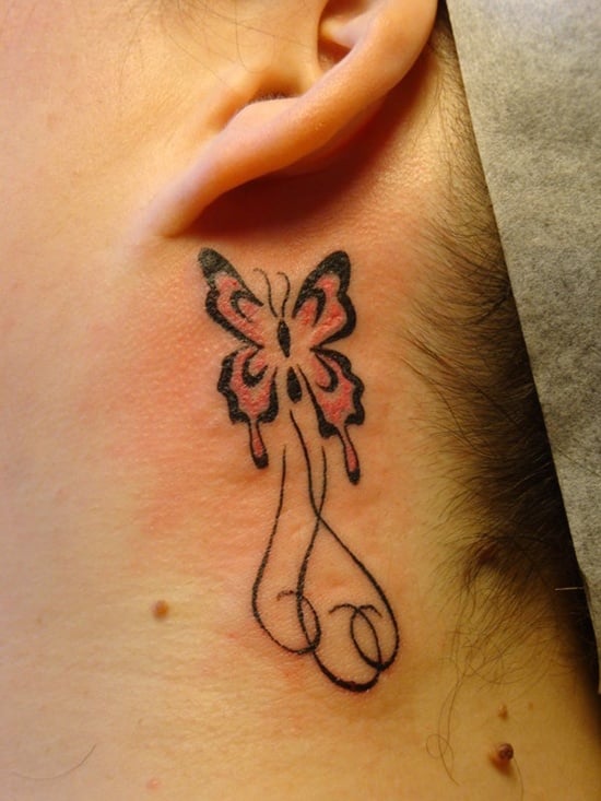 ear back tattoo (10)