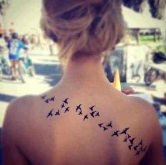 25 Unique Bird Flocks Tattoos to try this Year