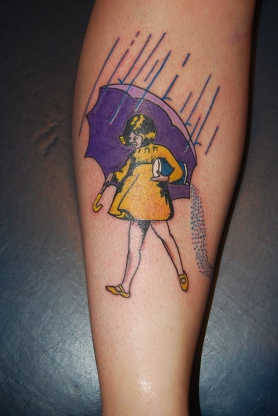 30 Beautiful Rain Tattoo Designs