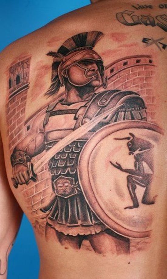 33 best Spartan tattoo ideas for men 