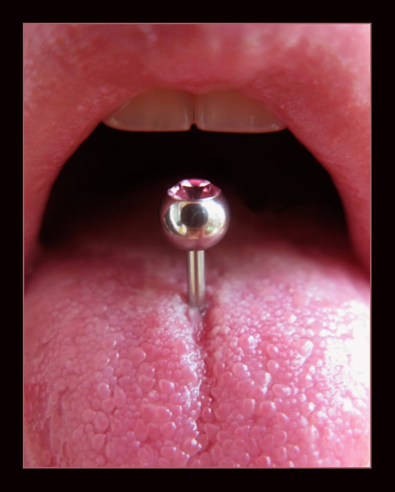 once you have your tongue pierced that you will lose your sense of taste or...