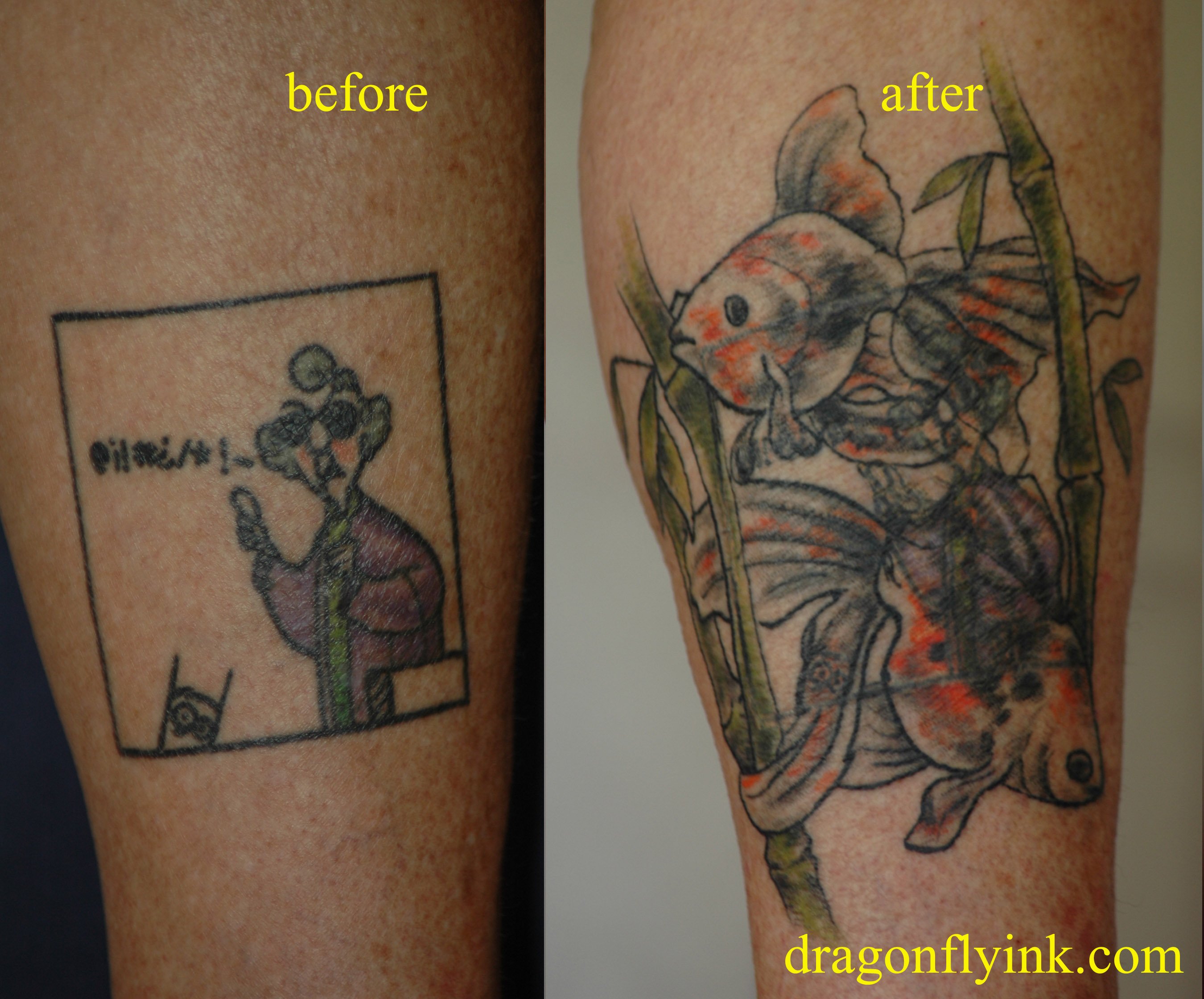 bad tattoo cover up