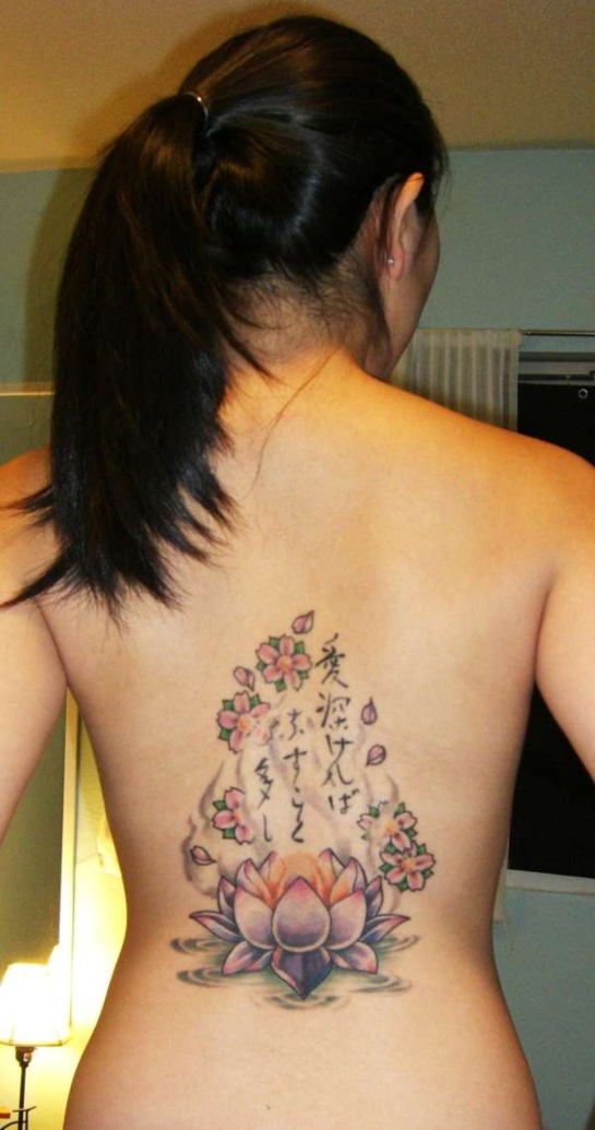 japanese-buddhist-influence-tattoo-on-back