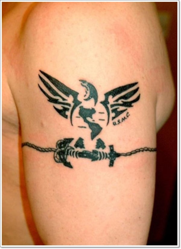 Funny-Eagle-Armband-Tattoo-for-Men