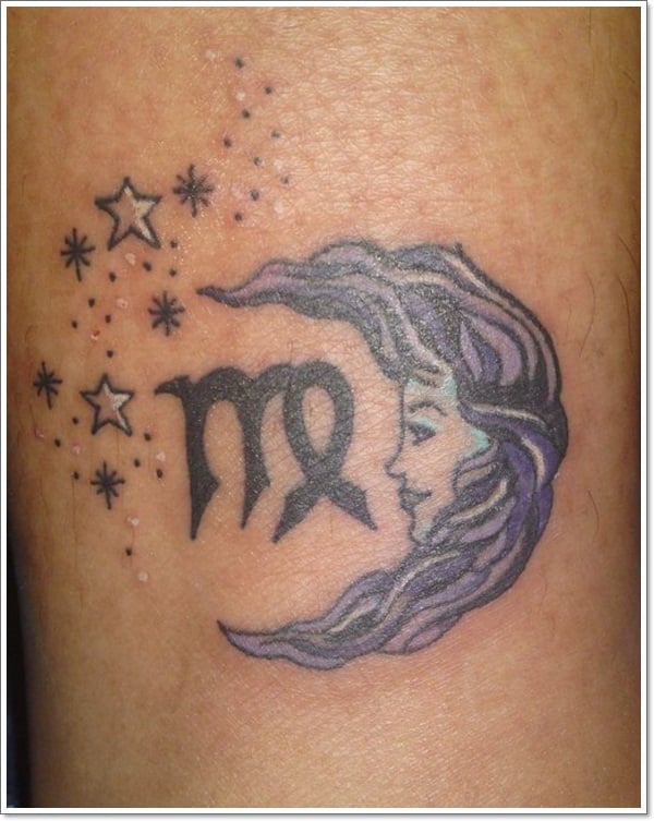 virgo moon tattoos