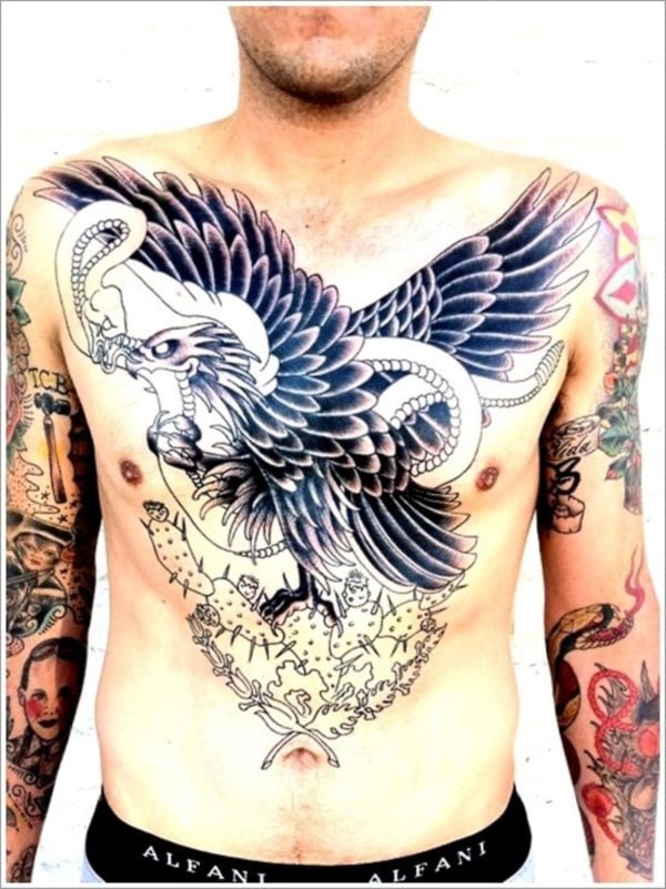 chest tattoos for men 13