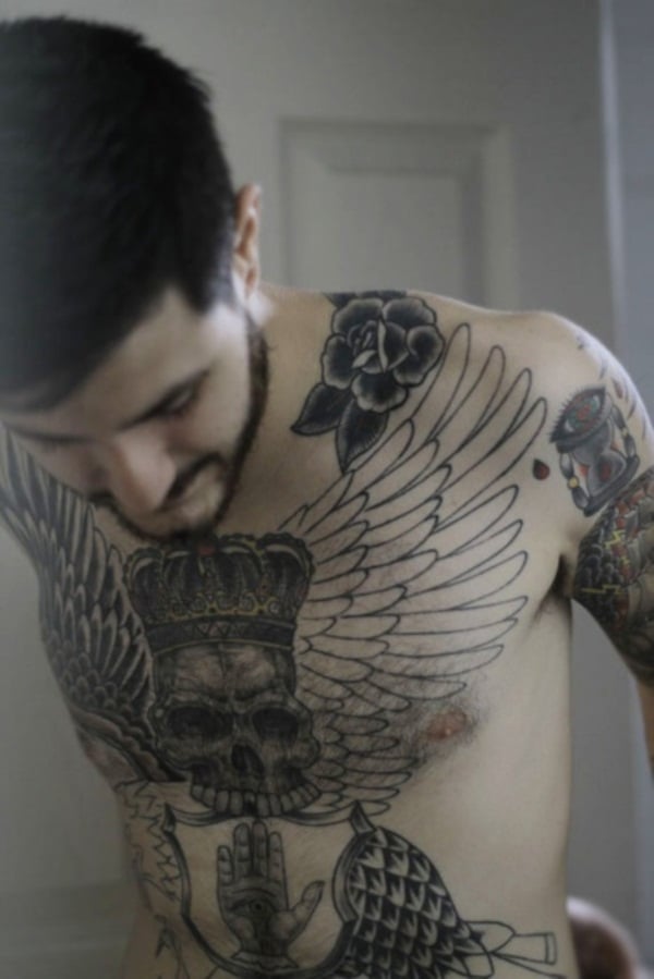 chest tattoos for men 5