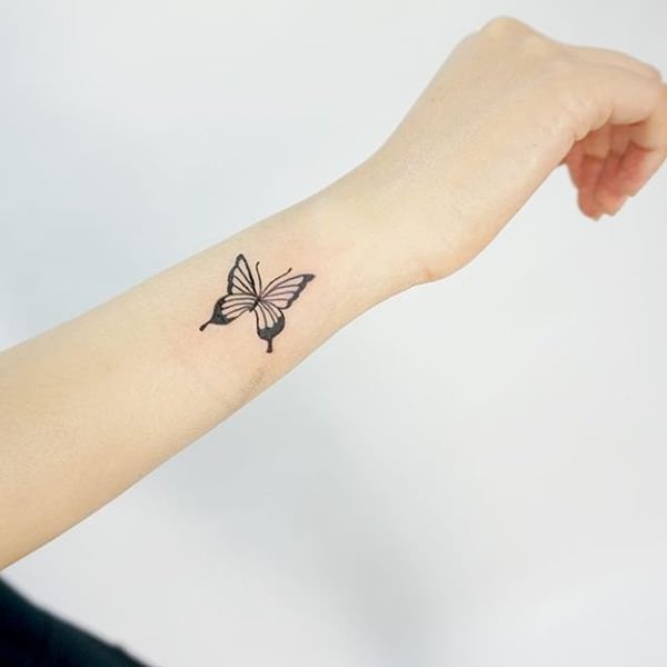 18 Butterfly Tattoo Designs And Images For Girls