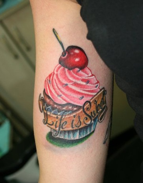 I Love You Berry Much Sweet Cherry Tattoos  Tattoodo