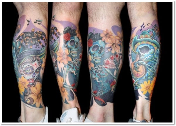 Day of the Dead tattoos 1