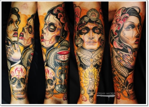 Day of the Dead tattoos