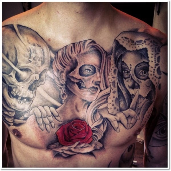 skull_day_of_dead_chest_tattoo_by_unibody-d7hkmsz