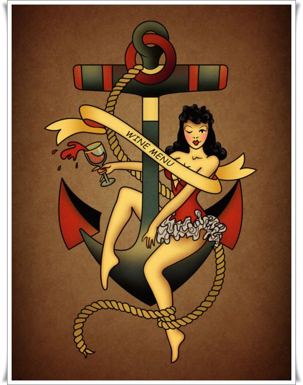 sailor jerry anchor tattoo designs  Google Search  Anchor tattoo design Anchor  tattoos Sailor tattoos