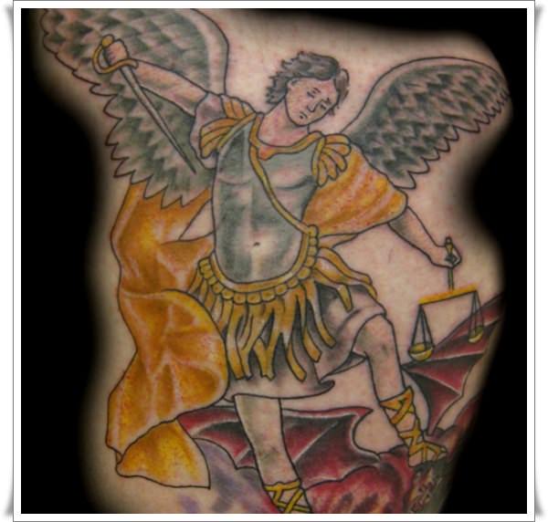 190 Best Saint Michael Tattoos For Devoted Christians 2023   TattoosBoyGirl