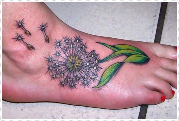 Dandelion Tattoo 1