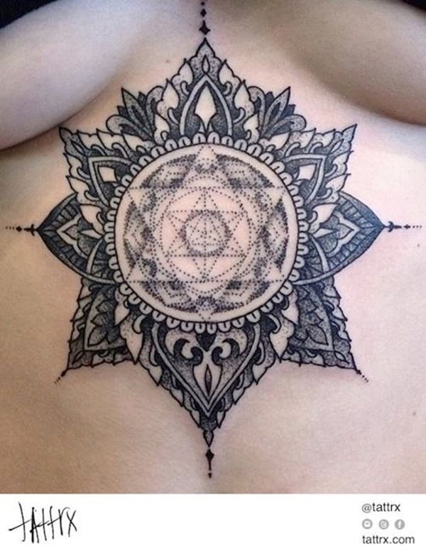 sacred geometry tattoo 1