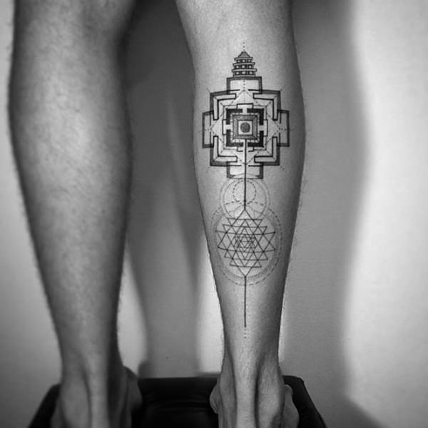 sacred geometry tattoo 15