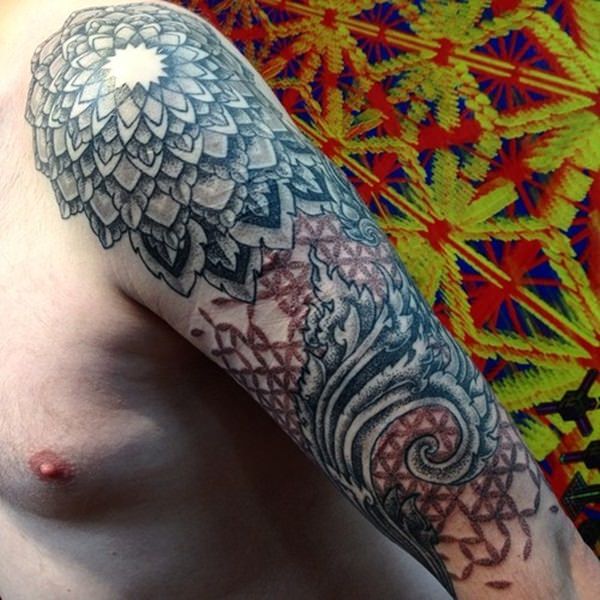 sacred geometry tattoo 39