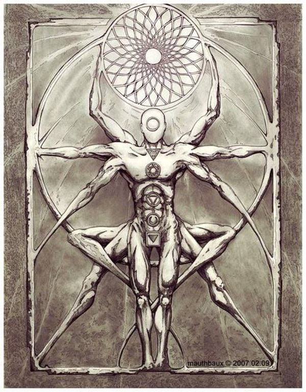 sacred geometry tattoo 4