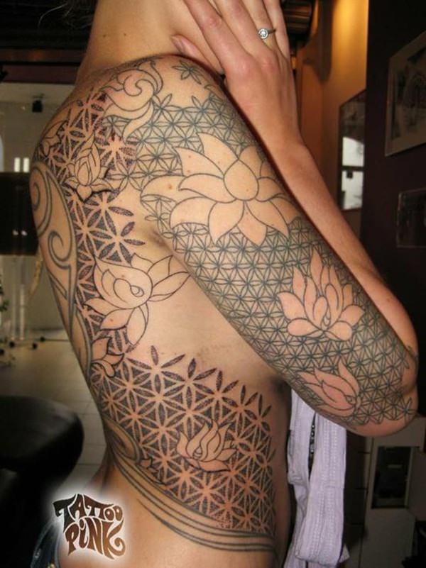 sacred geometry tattoo 40