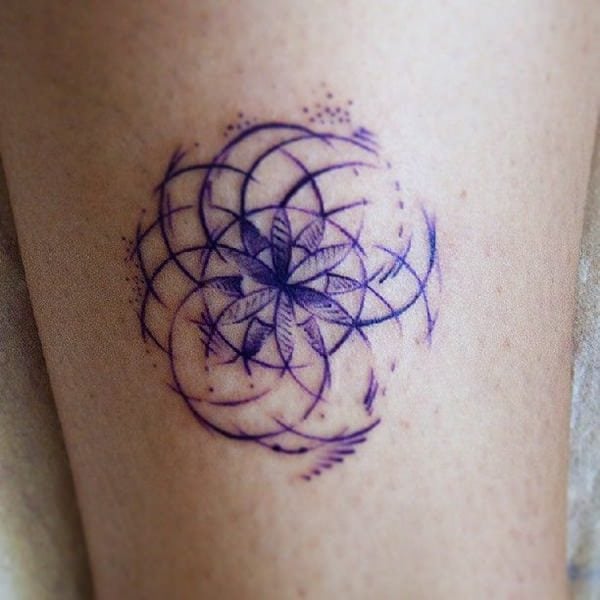 sacred geometry tattoo 55
