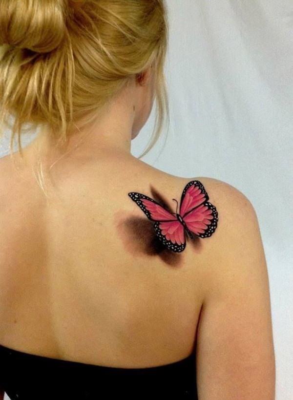3d butterfly tattoos