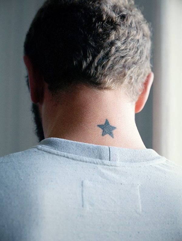 star tattoos male